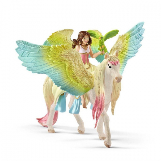 Schleich Fairy Surah med Glitrende Pegasus i gruppen LEGETØJ / Figurer og legesæt hos Spelexperten (70566)