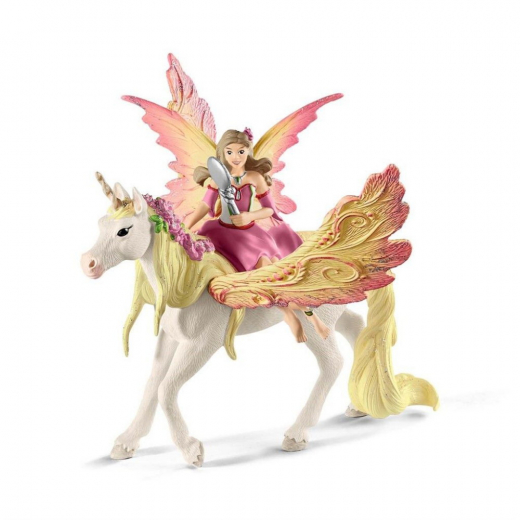 Schleich Fairy Feya med Pegasus Enhjørning i gruppen LEGETØJ / Figurer og legesæt hos Spelexperten (70568)