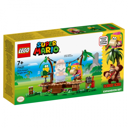 LEGO Super Mario - Dixie Kongs jungledjams udvidelsessæt i gruppen LEGETØJ / LEGO / LEGO Super Mario hos Spelexperten (71421)