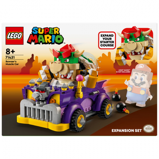 LEGO Super Mario - Bowsers muskelbil – udvidelsessæt i gruppen LEGETØJ / LEGO / LEGO Super Mario hos Spelexperten (71431)