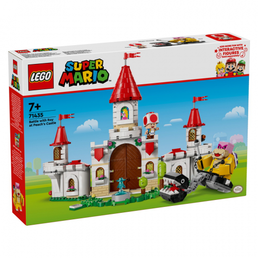 LEGO Super Mario - Kamp mod Roy ved Peach's Castle i gruppen LEGETØJ / LEGO / LEGO Super Mario hos Spelexperten (71435)