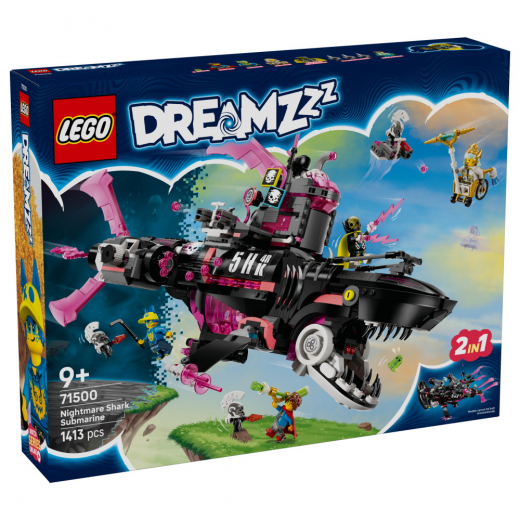 LEGO DREAMZzz - Mareridtshaj-ubåd i gruppen LEGETØJ / LEGO / LEGO DREAMZzz hos Spelexperten (71500)