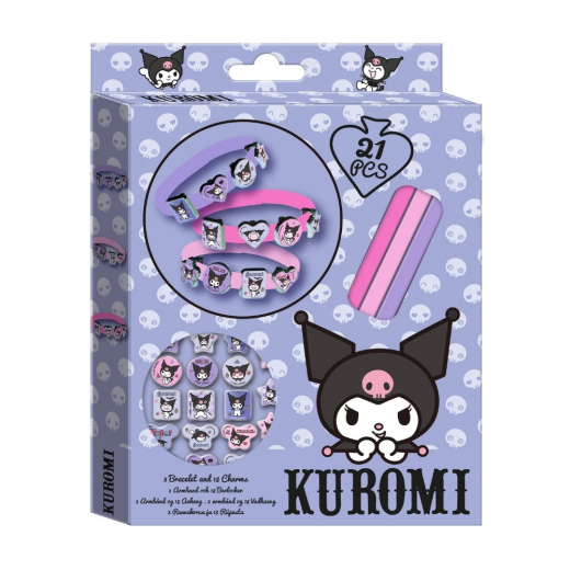 Kuromi Armbåndssæt 21 Dele i gruppen LEGETØJ / Skab & mal hos Spelexperten (71637)