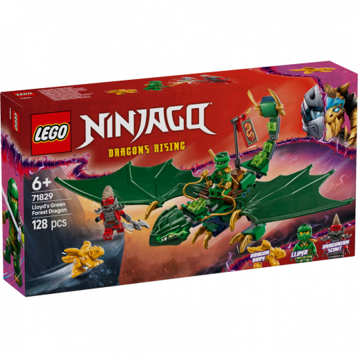 LEGO Ninjago - Lloyds grønne skovdrage i gruppen LEGETØJ / LEGO / LEGO Ninjago hos Spelexperten (71829)