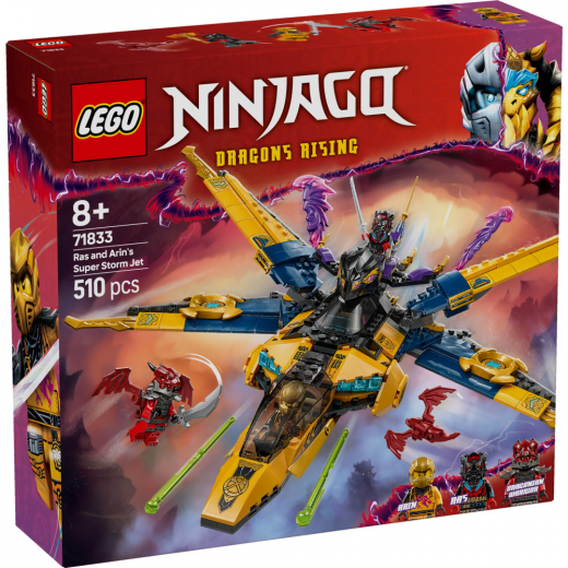 LEGO Ninjago - Ras og Arins superstorm-jet i gruppen LEGETØJ / LEGO / LEGO Ninjago hos Spelexperten (71833)