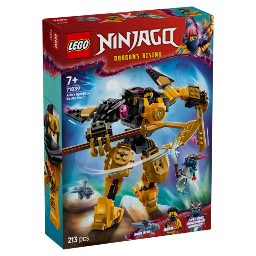LEGO Ninjago - Arins Spinjitzu-kamprobot i gruppen LEGETØJ / LEGO hos Spelexperten (71839)