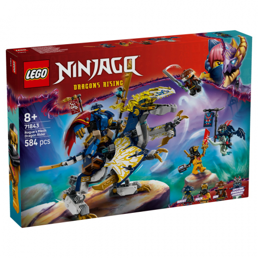 LEGO Ninjago - Rogues drageflyver-mech i gruppen LEGETØJ / LEGO / LEGO Ninjago hos Spelexperten (71843)