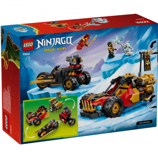 LEGO Ninjago - Kais & Coles Combiner Vehicles i gruppen LEGETØJ / LEGO / LEGO Ninjago hos Spelexperten (71864)