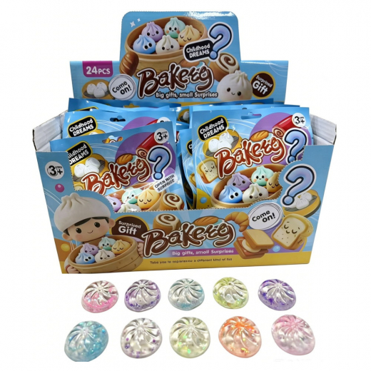 Childhood Dreams Bakery Dumplings - 4 x Mini Squishy i gruppen LEGETØJ / Fidgets hos Spelexperten (71999)