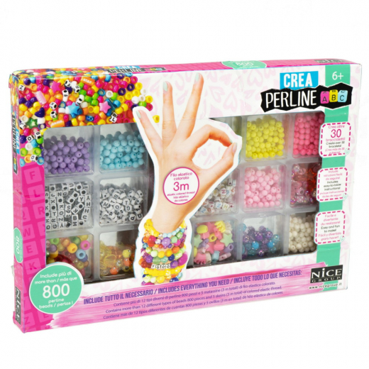 Nice Crea Smykkesæt Med 800 Perler i gruppen LEGETØJ / Skab & mal hos Spelexperten (72025008)