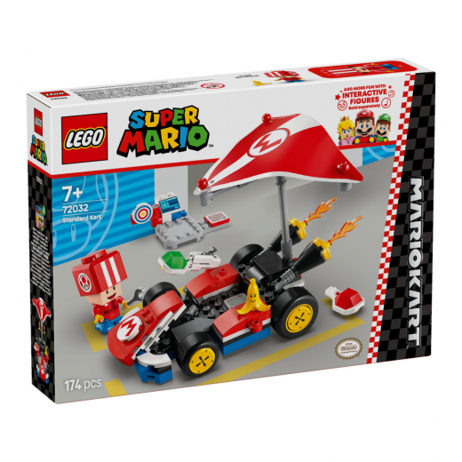 LEGO Super Mario - Mario Kart Standard Kart i gruppen LEGETØJ / LEGO / LEGO Super Mario hos Spelexperten (72032)