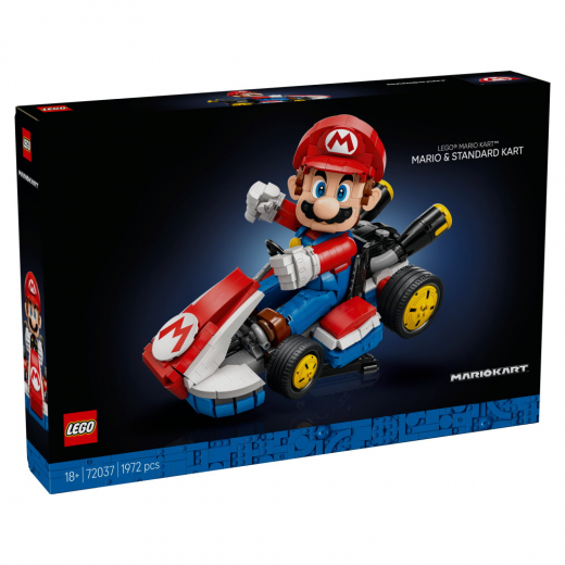 LEGO Mario Kart - Mario & Standard Kart i gruppen LEGETØJ / LEGO / LEGO Super Mario hos Spelexperten (72037)
