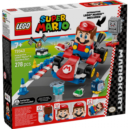 LEGO Super Mario - Interaktiv Mario og Standard Kart i gruppen LEGETØJ / LEGO / LEGO Super Mario hos Spelexperten (72043)