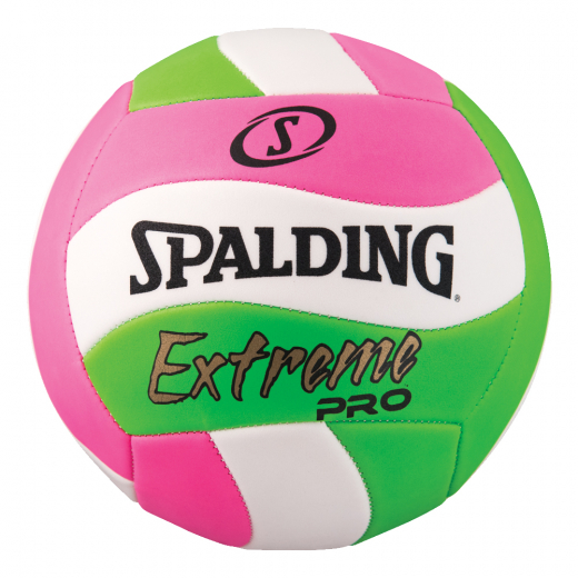 Spalding Extreme Pro Pink/Green/White Volleyball i gruppen UDENDØRSSPIL / Volleyball hos Spelexperten (72197Z)
