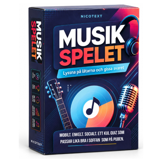 Musikspelet i gruppen SELSKABSSPIL / Musik spil hos Spelexperten (7350158461530)
