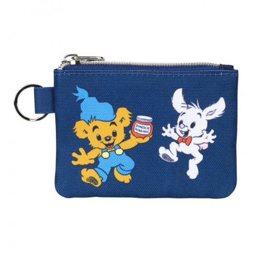 Bamse Pung Mørkeblå 12 x 8 cm i gruppen LEGETØJ / Børne- & baby / Rygsække og tasker hos Spelexperten (74300308)