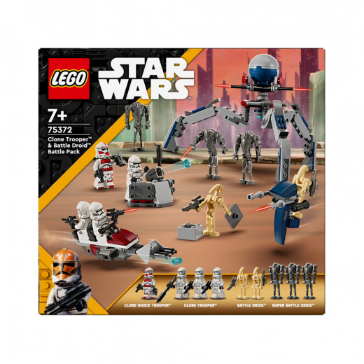 LEGO Star Wars - Clone Trooper™ & Battle Droid™ Battle Pack i gruppen LEGETØJ / LEGO / LEGO Star Wars hos Spelexperten (75372)