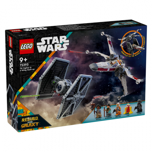 LEGO Star Wars - TIE Fighter & X-Wing Mash-up i gruppen LEGETØJ / LEGO / LEGO Star Wars hos Spelexperten (75393)