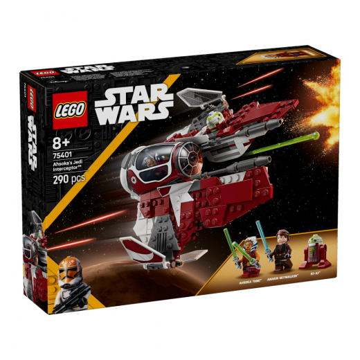 LEGO Star Wars - Ahsoka's Jedi Interceptor i gruppen LEGETØJ / LEGO / LEGO Star Wars hos Spelexperten (75401)