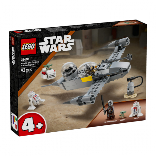 LEGO Star Wars - Mando and Grogu's N-1 Starfighter i gruppen LEGETØJ / LEGO / LEGO Star Wars hos Spelexperten (75410)