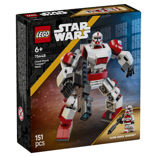 LEGO Star Wars - Klonstødsoldat-Mech i gruppen LEGETØJ / LEGO / LEGO Star Wars hos Spelexperten (75448)