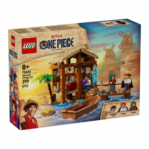 LEGO One Piece - Hytte i Windmill-landsbyen i gruppen LEGETØJ / LEGO / LEGO One Piece hos Spelexperten (75636)