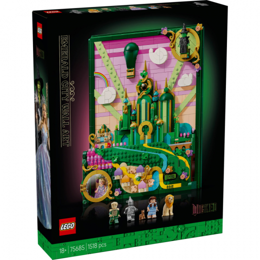 LEGO Wicked - Emerald City-Vægkunst i gruppen LEGETØJ / LEGO / LEGO Wicked hos Spelexperten (75685)