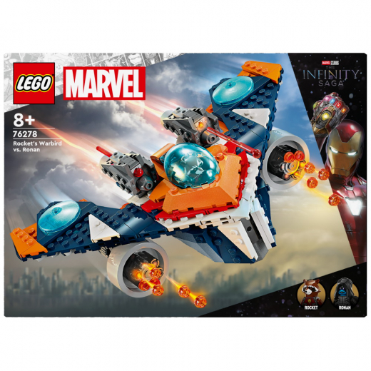 LEGO Marvel - Rockets Warbird mod Ronan i gruppen LEGETØJ / LEGO hos Spelexperten (76278)