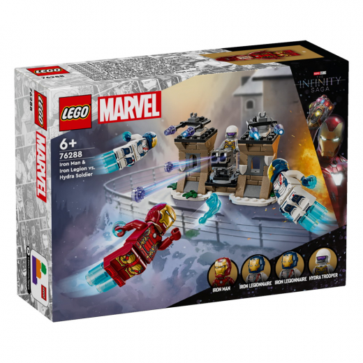 LEGO Marvel - Iron Man & Iron Legion mod Hydrasoldat i gruppen LEGETØJ / LEGO hos Spelexperten (76288)
