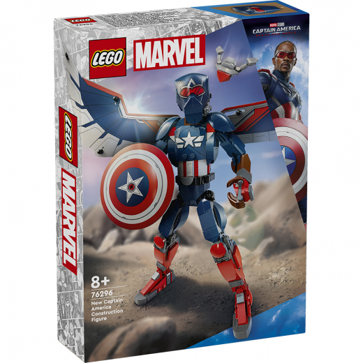LEGO Marvel – Nye Captain America byggfigur i gruppen LEGETØJ / LEGO hos Spelexperten (76296)