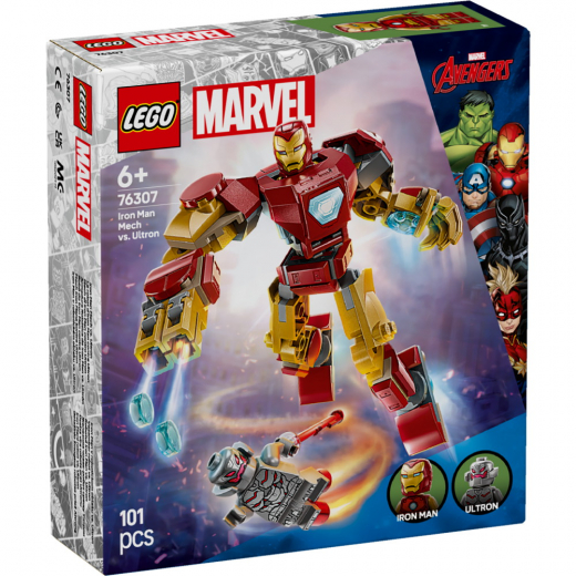 LEGO Marvel - Iron Mans robot mod Ultron i gruppen LEGETØJ / LEGO hos Spelexperten (76307)