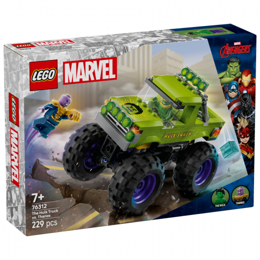 LEGO Marvel - Hulk-lastbilen mod Thanos i gruppen LEGETØJ / LEGO / LEGO Marvel hos Spelexperten (76312)