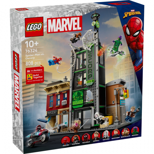 LEGO Marvel - Spider-Man mod Oscorp i gruppen LEGETØJ / LEGO hos Spelexperten (76324)