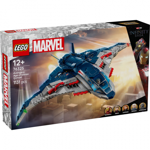 LEGO Marvel - Avengers: Age of Ultron Quinjet i gruppen LEGETØJ / LEGO hos Spelexperten (76325)