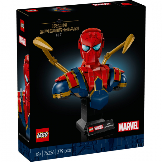 LEGO Marvel - Iron Spider-Man-buste i gruppen LEGETØJ / LEGO hos Spelexperten (76326)