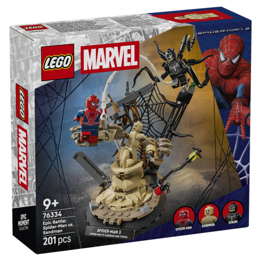 LEGO Marvel - Episk Kamp: Spider-Man Mod Sandman i gruppen LEGETØJ / LEGO / LEGO Marvel hos Spelexperten (76334)