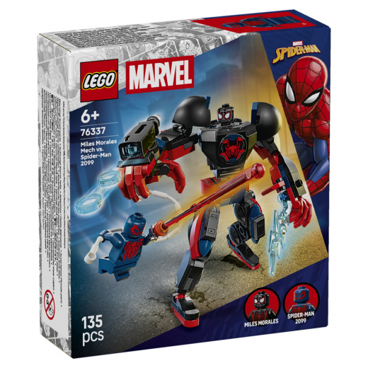 LEGO Marvel - Miles Morales-Mech Mod Spider-Man 2099 i gruppen LEGETØJ / LEGO / LEGO Marvel hos Spelexperten (76337)