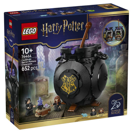 LEGO Harry Potter - Kedel: Hemmeligt Eliksir-Klasselokale i gruppen LEGETØJ / LEGO / LEGO Harry Potter hos Spelexperten (76464)