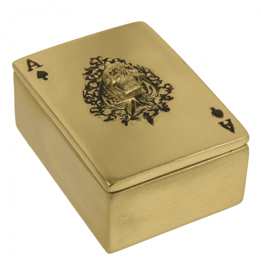 Storage box for playing cards - Skull i gruppen SELSKABSSPIL / Poker & casino / Tilbehør hos Spelexperten (765626G)