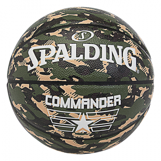 Spalding Commander Camo Composite Basketball sz 7 i gruppen UDENDØRSSPIL / Basketball hos Spelexperten (76934Z)