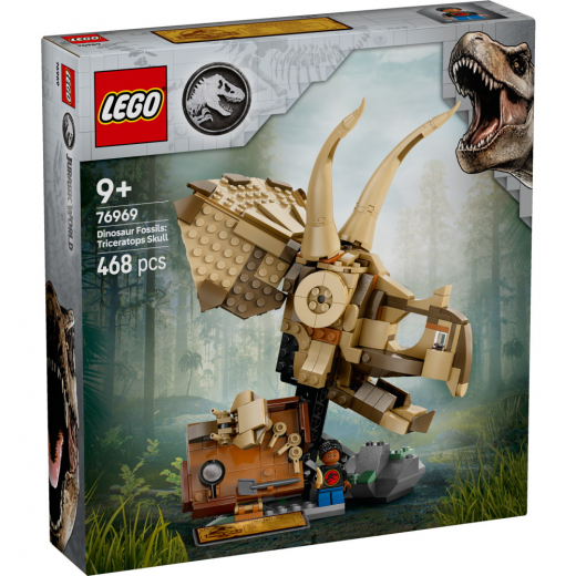 LEGO Jurassic World - Dinosaurfossiler: Triceratops-kranium i gruppen LEGETØJ / LEGO / LEGO Jurassic World hos Spelexperten (76969)