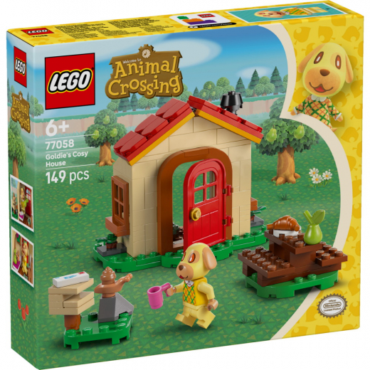 LEGO Animal Crossing - Goldie i sit hyggelige hus i gruppen LEGETØJ / LEGO hos Spelexperten (77058)