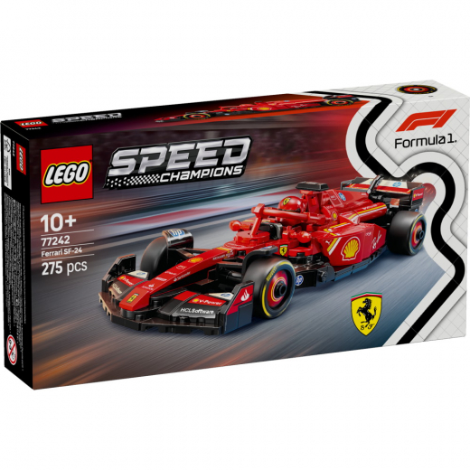 LEGO Speed Champions - Ferrari SF-24 F1 racerbil i gruppen LEGETØJ / LEGO hos Spelexperten (77242)