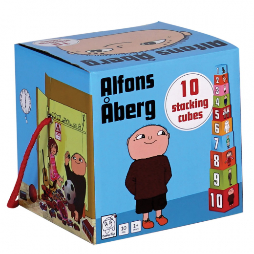 Alfons Åberg Stacking Cubes i gruppen LEGETØJ / Børne- & baby / Børne- og babylegetøj hos Spelexperten (7810)