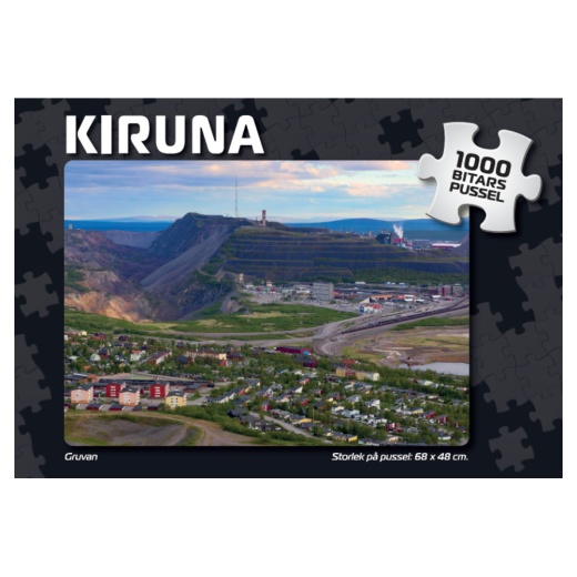 Puslespil: Kiruna Gruvan 1000 Brikker i gruppen PUSLESPIL / 1000 brikker hos Spelexperten (7857)