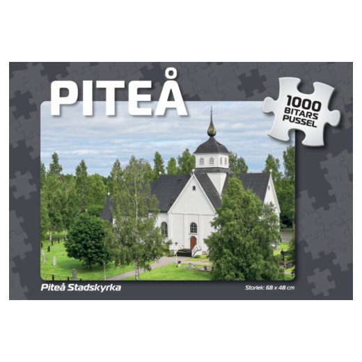 Puslespil: Piteå Stadskyrka 1000 Brikker i gruppen PUSLESPIL / 1000 brikker hos Spelexperten (7874)