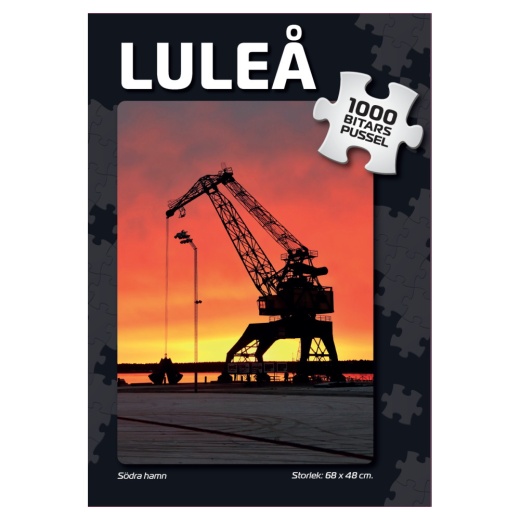 Puslespil: Luleå Södra hamn 1000 Brikker i gruppen PUSLESPIL / 1000 brikker hos Spelexperten (7962)