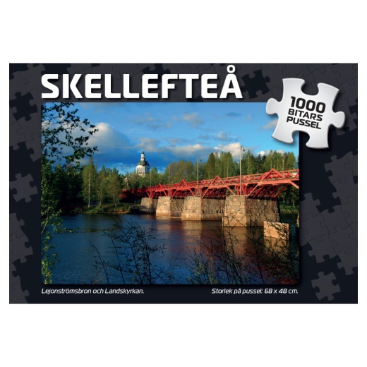 Puslespil: Skellefteå Lejonströmsbron 1000 Brikker i gruppen PUSLESPIL / 1000 brikker hos Spelexperten (7972)