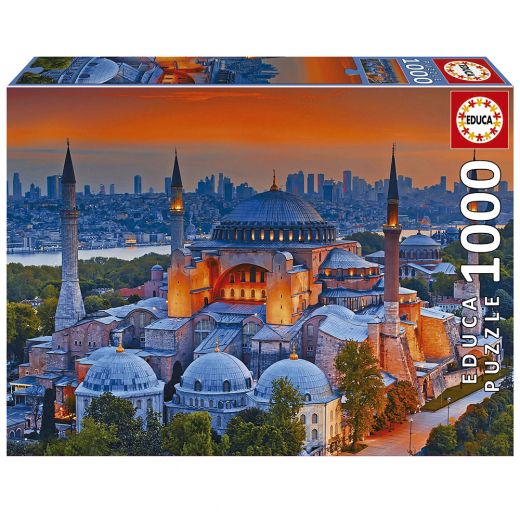 Educa: Blue Mosque Istanbul 1000 brikker i gruppen PUSLESPIL / 1000 brikker hos Spelexperten (80-19612)