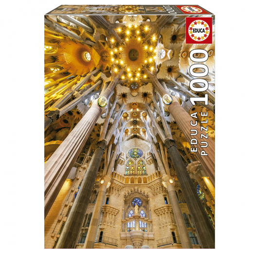 Educa: Sagrada Familia 1000 brikker i gruppen PUSLESPIL / 1000 brikker hos Spelexperten (80-19614)